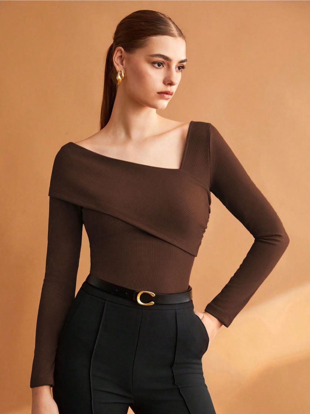 Women Sweetheart Neck Cotton Top - Image 2