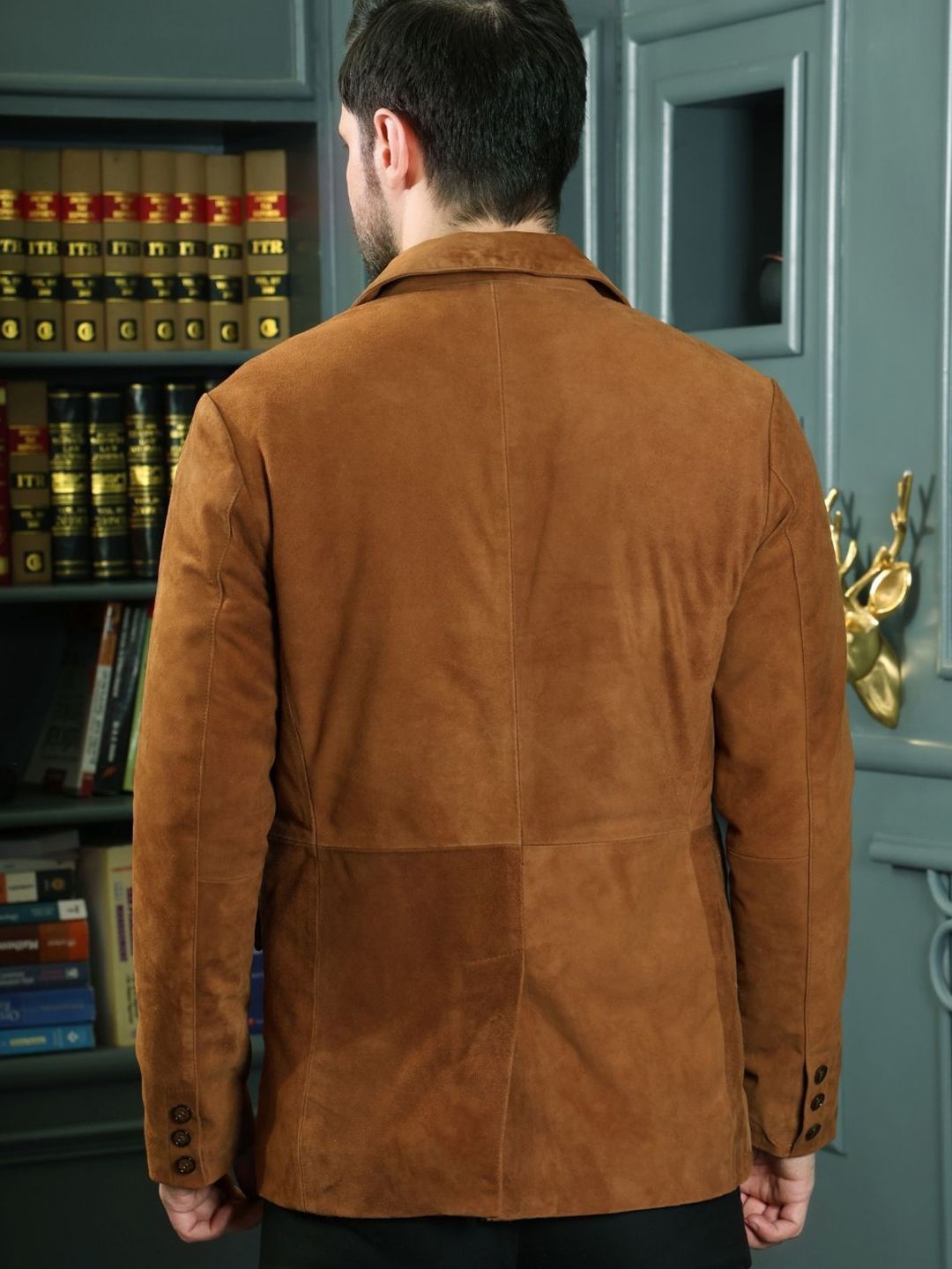 VIVEK KARUNAKARAN Men Bomber Jacket (Copy) - Image 2