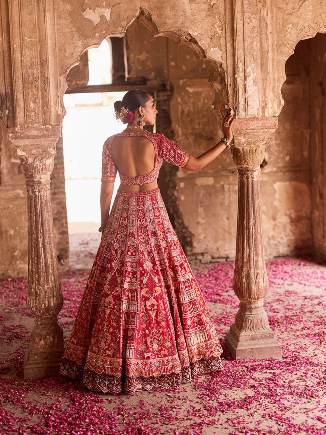 KIASA By Ronak & Shruti Embellished Ready to Wear Lehenga Blouse With Dupatta - Image 2