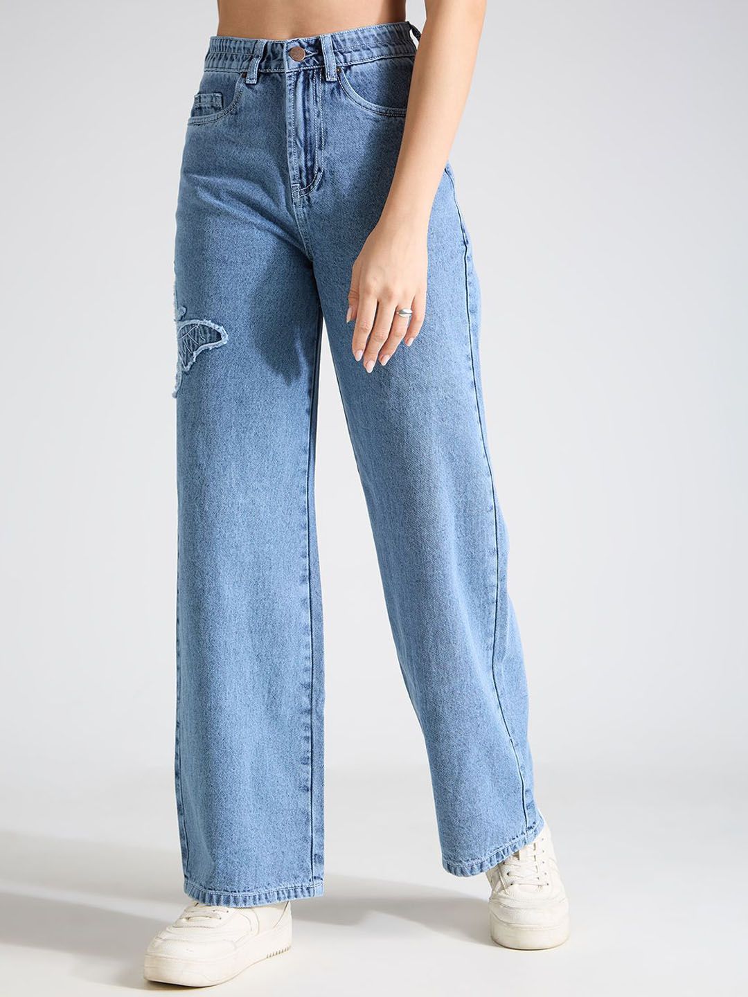 TARAMA Women Wide Leg High-Rise Jeans