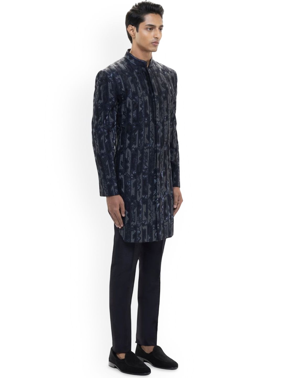 Embroidered Sherwani Set - Image 4