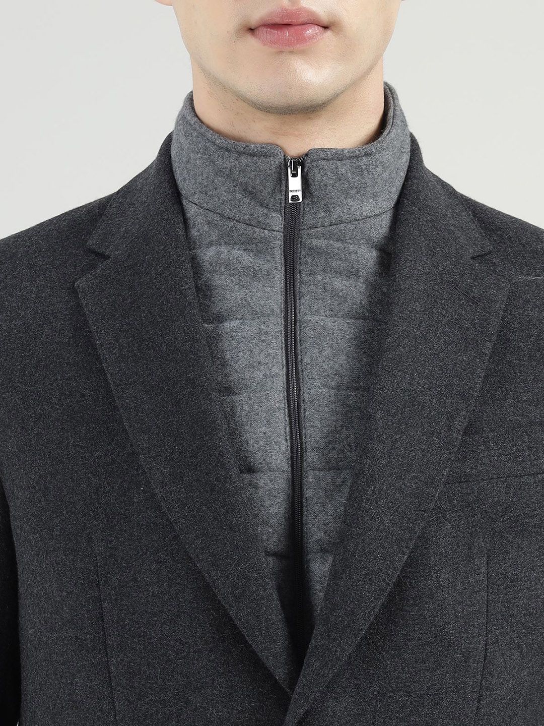 Notched Lapel Slim-Fit Single Breasted Blazer - Image 3