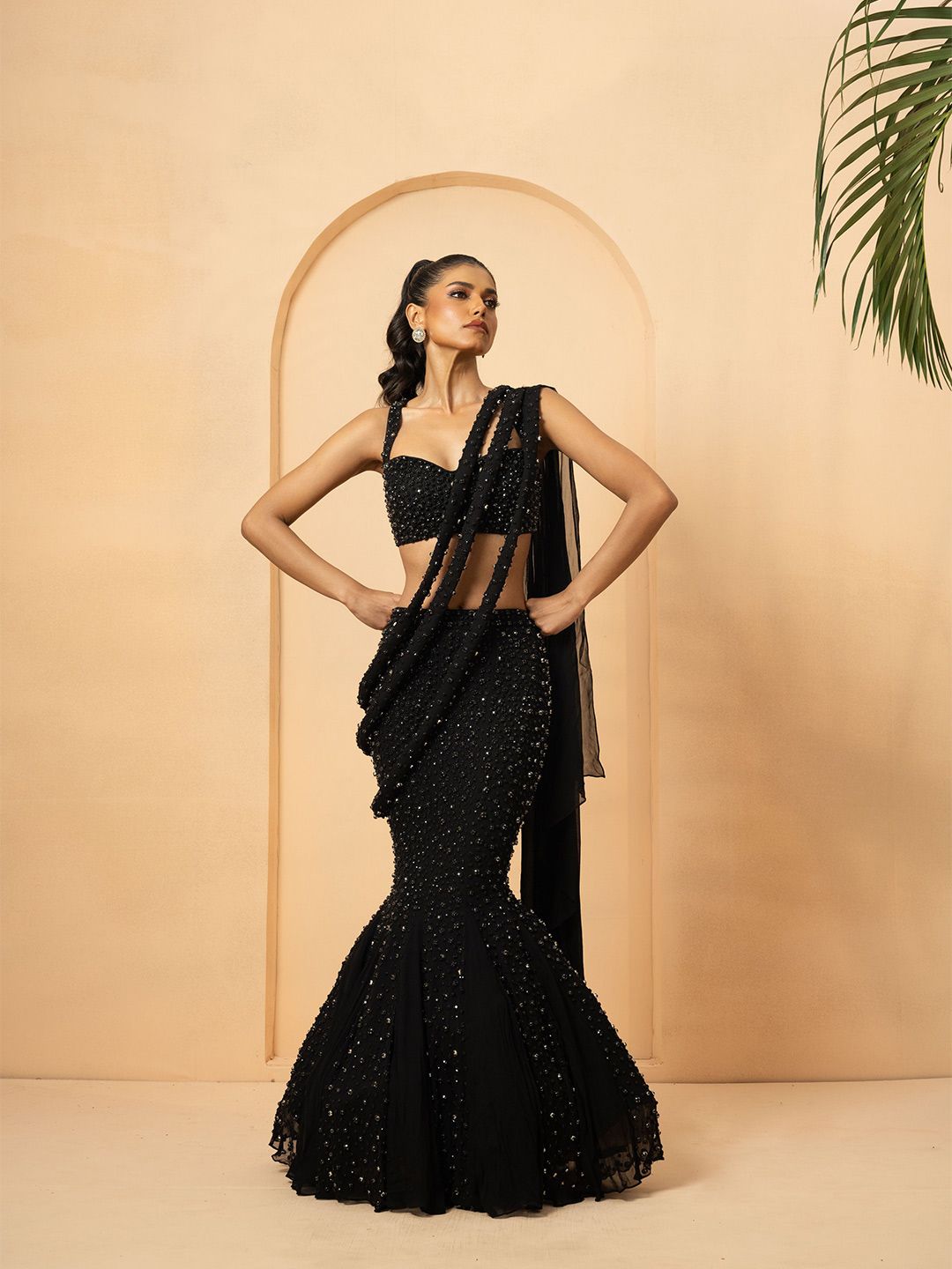 Quench A Thirst Quench A Thirst Embellished Sequinned Ready to Wear Lehenga & Semi-Stitched Blouse With Dupatta