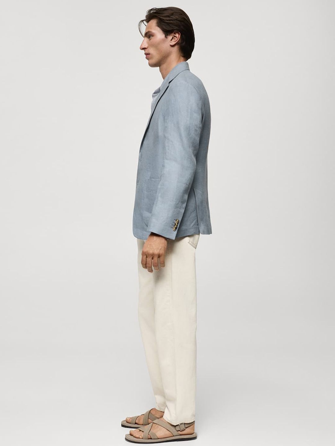 MANGO MAN Pure Linen Slim Fit Blazer - Image 2