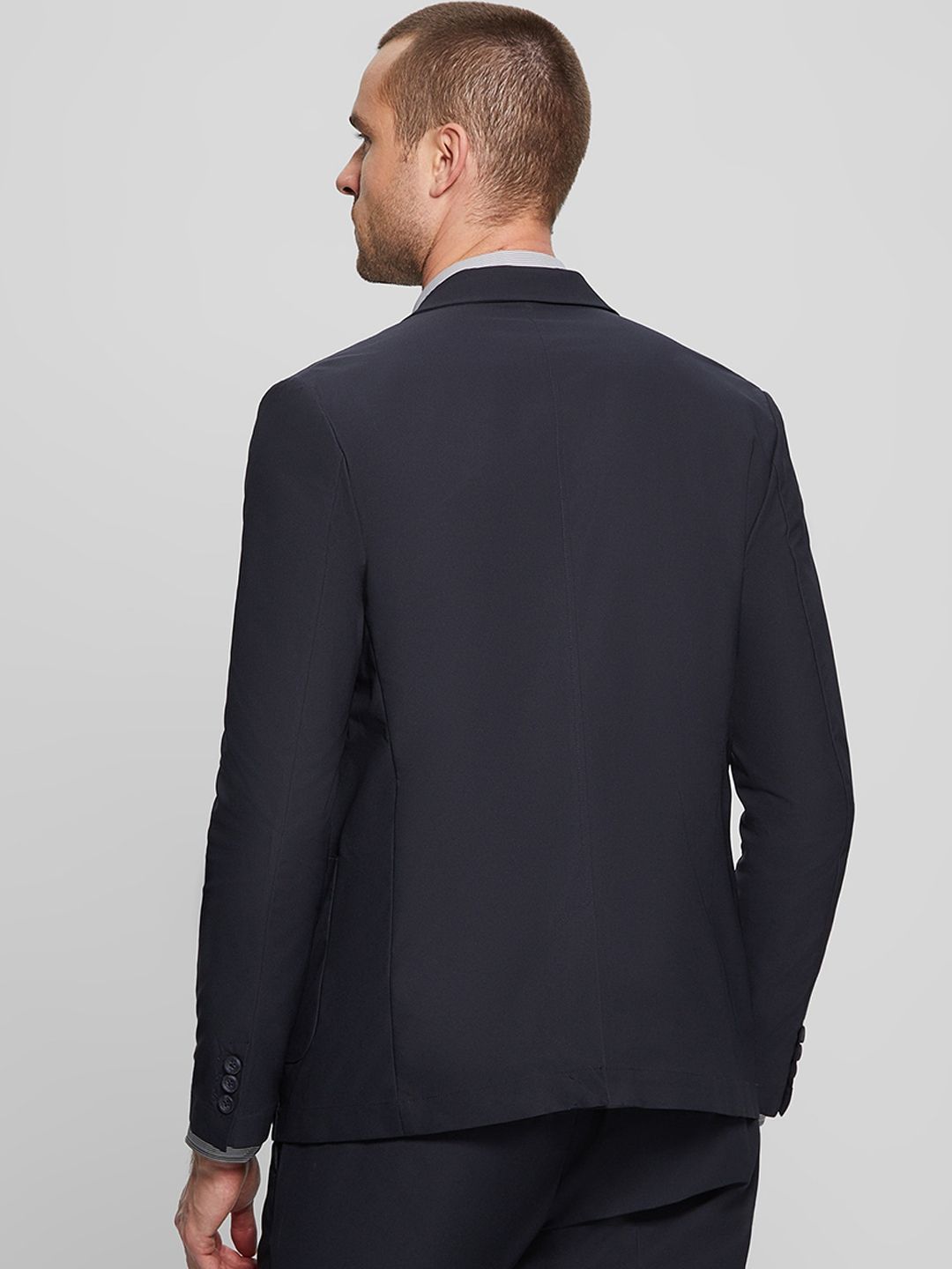 GUESS Single-Breasted Formal Blazer - Image 3