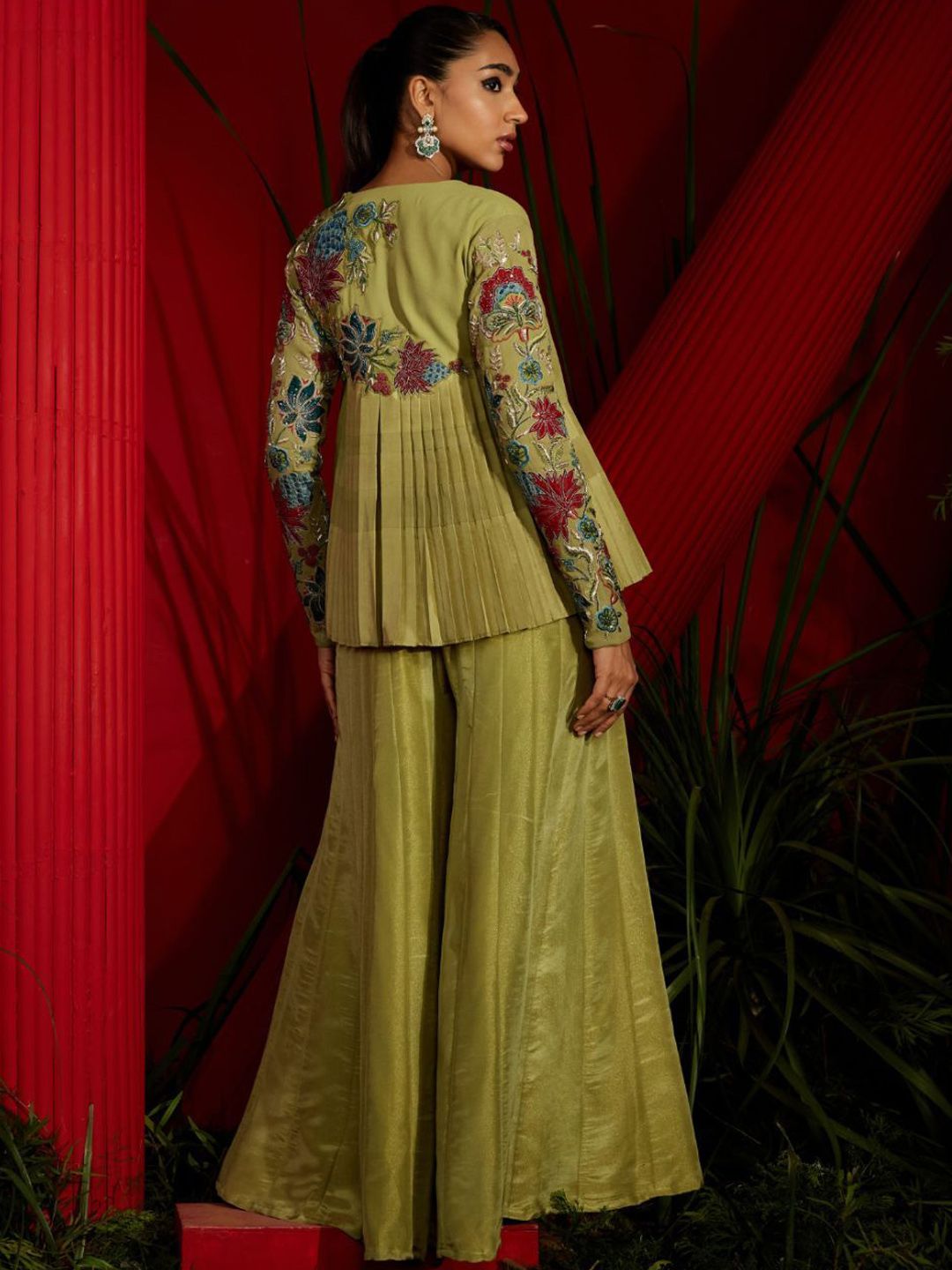 Embroidered Long Sleeve Top & Trouser - Image 3