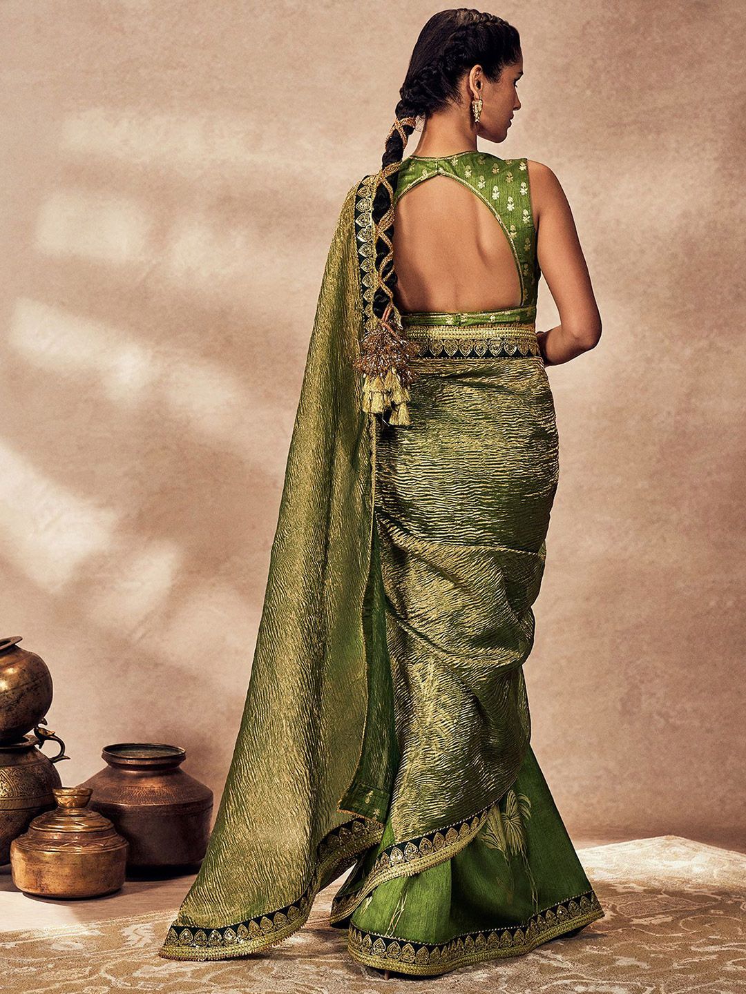 Masaba Sequinned Celebrity Saree - Image 2