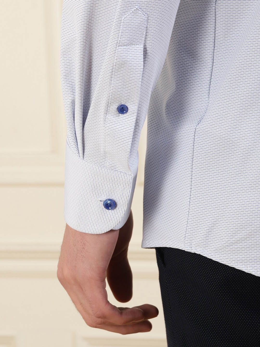 Eton Contrast Button Formal Shirt - Image 2