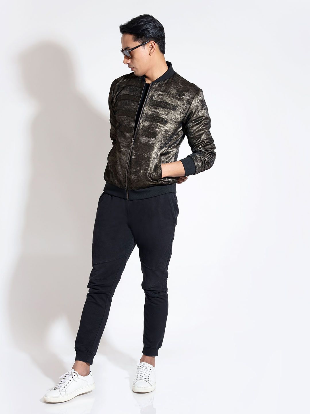 VIVEK KARUNAKARAN Men Bomber Jacket - Image 2