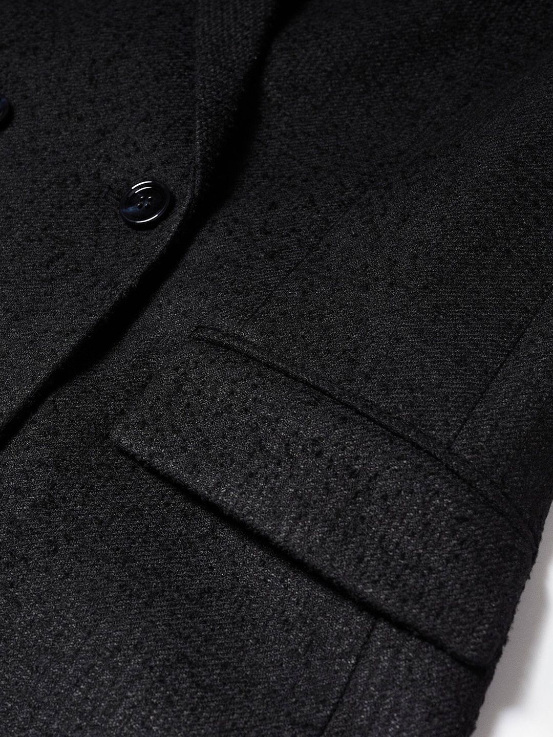 MANGO Patterned Longline Blazer - Image 2