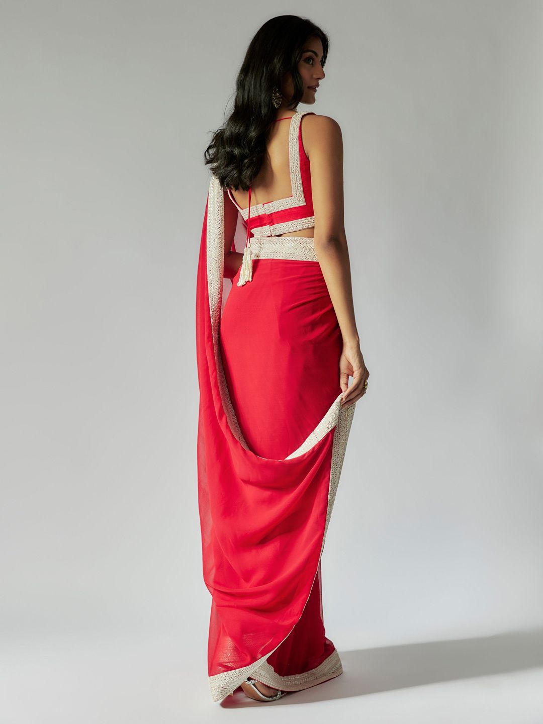 Maisolos Embellished Saree With Blouse - Image 2