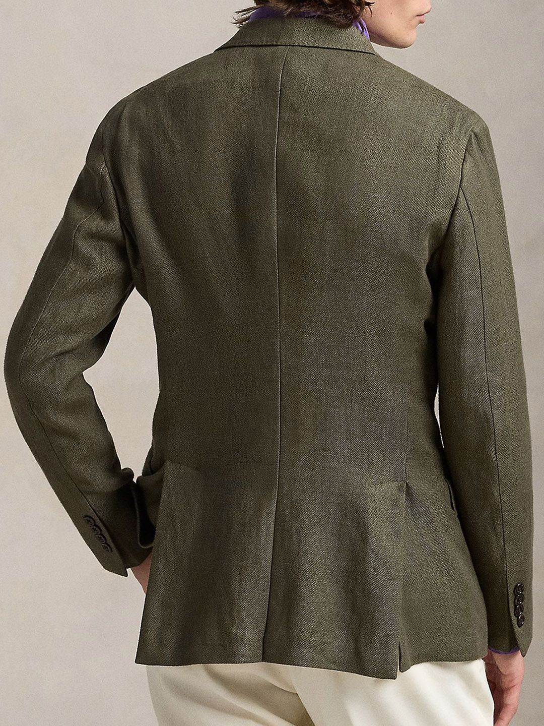 Slim-Fit Double Breasted Tailored Blazer - Image 2