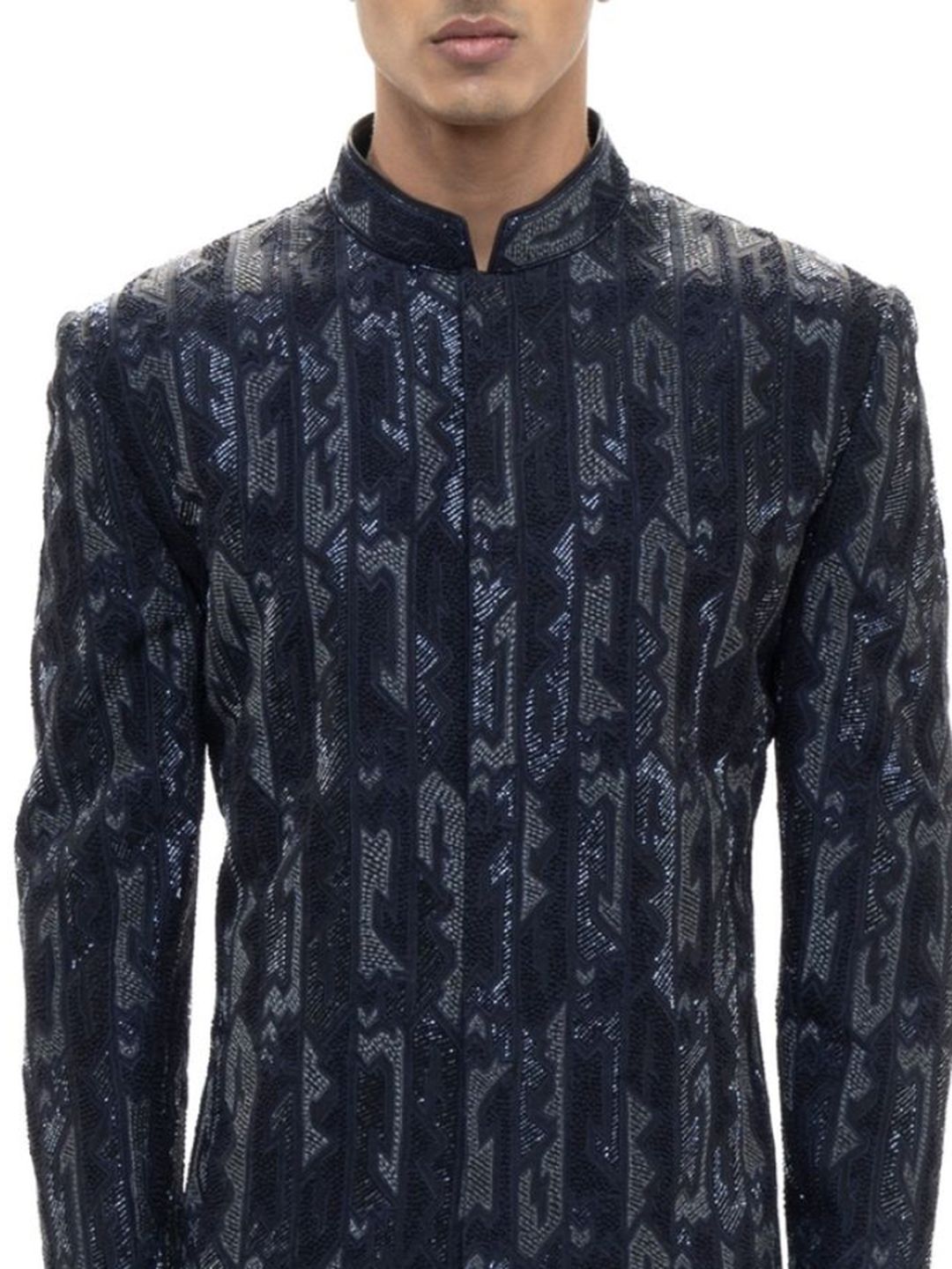 Embroidered Sherwani Set - Image 3