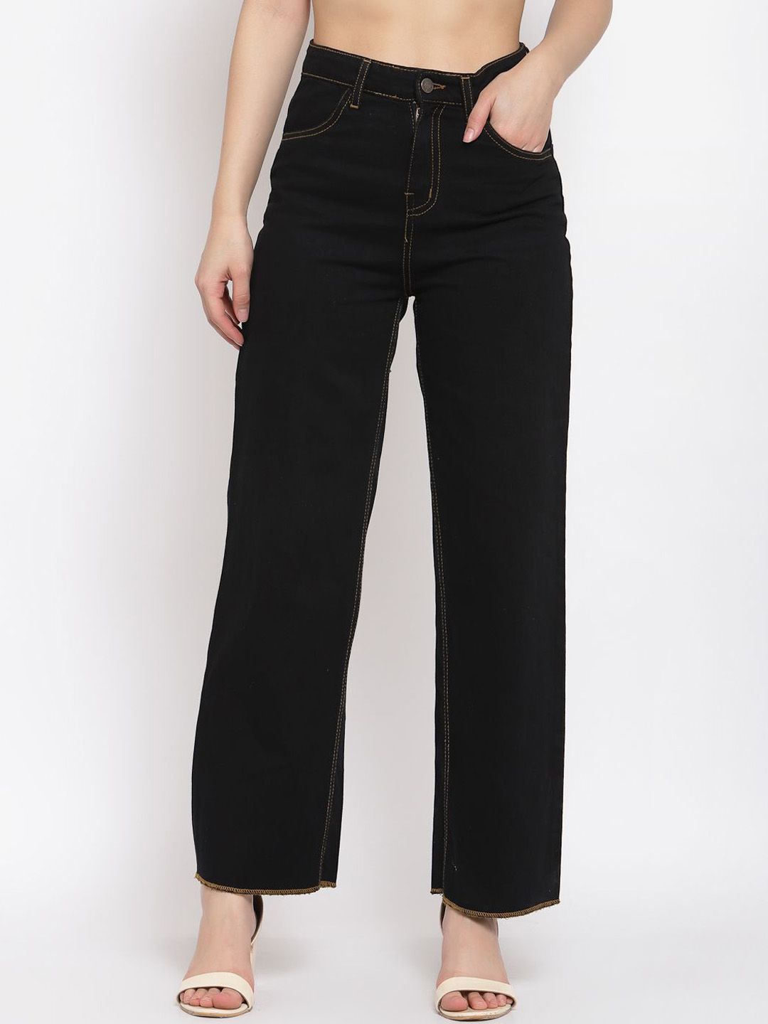 Women Jean Straight Fit High-Rise Stretchable Jeans